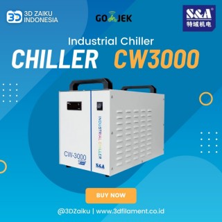Industrial Chiller CW3000 Merek S&A untuk Mesin Laser CO2